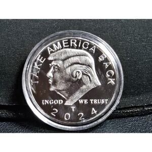 2024 President Donald Trump Commemorative Coin Take America Back Metal Coin